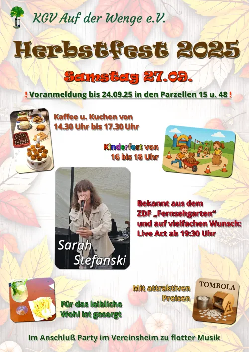 Flyer Herbstfest 2025