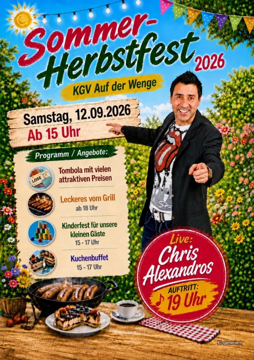 Flyer Sommer/Herbstfest 2026