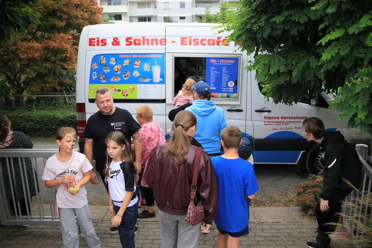 Der Eiswagen als besondere Überraschung