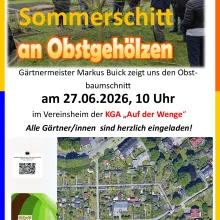 Sommerschnitt an Obstgehölzen