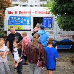 Der Eiswagen als besondere Überraschung